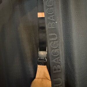 BAGGU Black and Tan Fanny pack